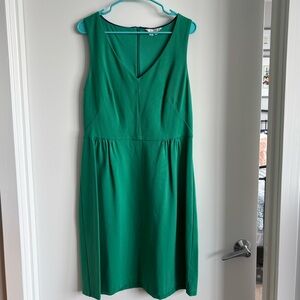 Boden Green Sleeveless Dress - Tall